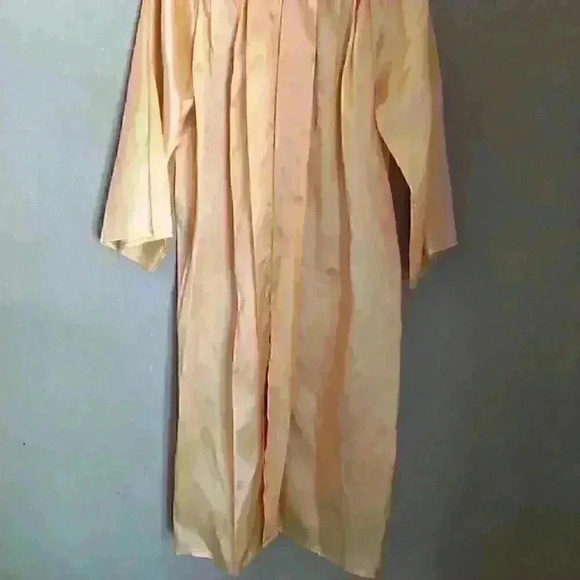 VTG Jostens unisex Vintage Yellow Gold Graduation Gown labeled size 56 - Picture 6 of 7